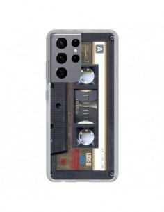 Coque Samsung Galaxy S21 Ultra et S30 Ultra Cassette Gold...
