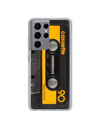 Coque Samsung Galaxy S21 Ultra et S30 Ultra Yellow Cassette K7 - Maximilian San