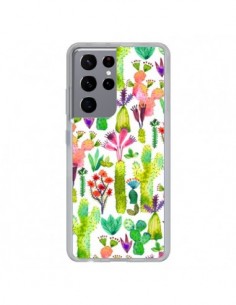 Coque Samsung Galaxy S21 Ultra et S30 Ultra Cacti Garden...