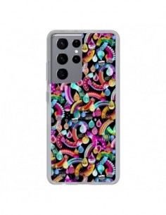 Coque Samsung Galaxy S21 Ultra et S30 Ultra Poppies Red -...