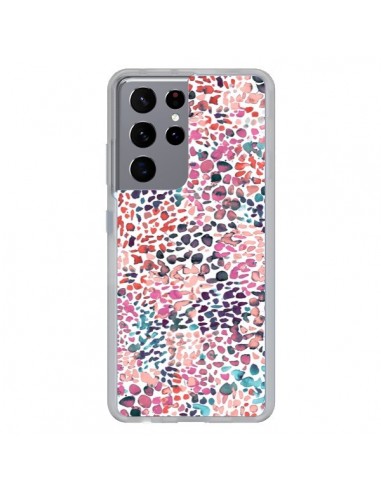 Coque Samsung Galaxy S21 Ultra et S30 Ultra Soft Nautical Watercolor Lines - Ninola Design