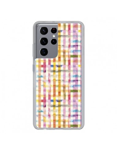 Coque Samsung Galaxy S21 Ultra et S30 Ultra Vichy Black Yellow - Ninola Design