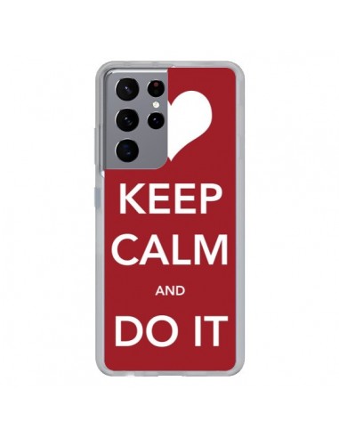 Coque Samsung Galaxy S21 Ultra et S30 Ultra Keep Calm and Do It - Nico