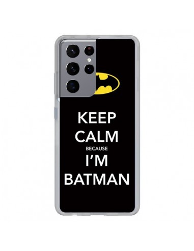 Coque Samsung Galaxy S21 Ultra et S30 Ultra Keep Calm because I'm Batman - Nico