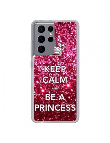 Coque Samsung Galaxy S21 Ultra et S30 Ultra Keep Calm and Be A Princess - Nico