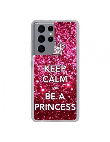 Coque Samsung Galaxy S21 Ultra et S30 Ultra Keep Calm and Be A Princess - Nico