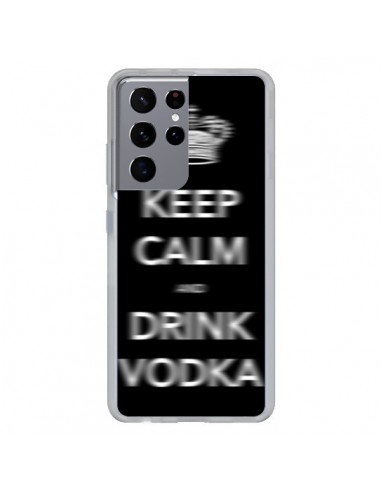 Coque Samsung Galaxy S21 Ultra et S30 Ultra Keep Calm and Drink Vodka - Nico