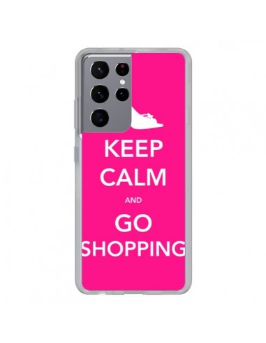 Coque Samsung Galaxy S21 Ultra et S30 Ultra Keep Calm and Go Shopping - Nico