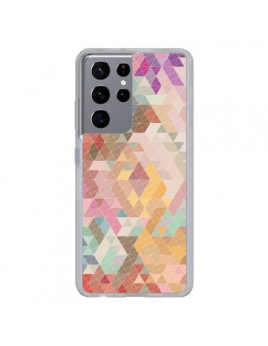 Coque Samsung Galaxy S21 Ultra et S30 Ultra Azteque Pattern Triangles - Rachel Caldwell