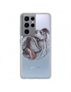 Coque Samsung Galaxy S21 Ultra et S30 Ultra Chien Bulldog...