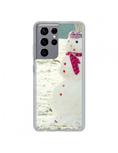 Coque Samsung Galaxy S21 Ultra et S30 Ultra Bonhomme de Neige - R Delean