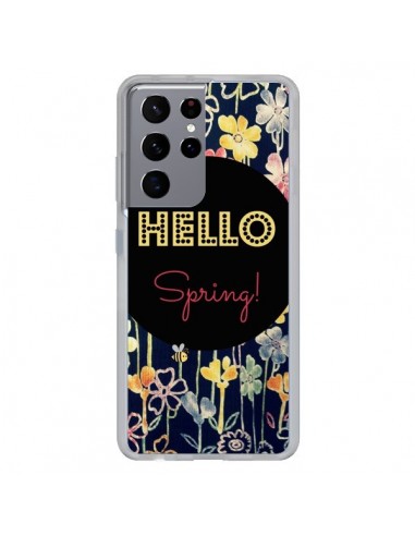 Coque Samsung Galaxy S21 Ultra et S30 Ultra Hello Spring - R Delean