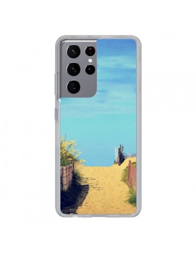 Coque Samsung Galaxy S21 Ultra et S30 Ultra Plage Beach Sand Sable - R Delean