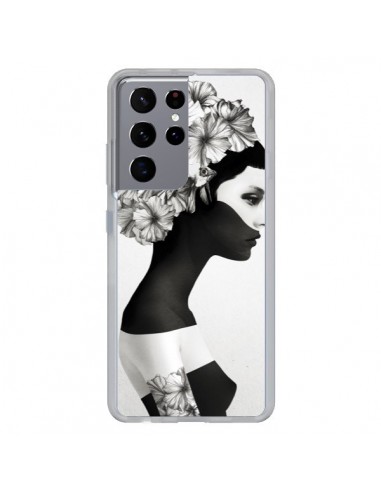 Coque Samsung Galaxy S21 Ultra et S30 Ultra Marianna Fille Fleurs - Ruben Ireland et Jenny Liz Rome