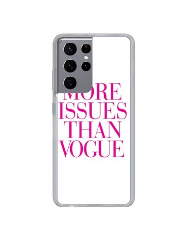 Coque Samsung Galaxy S21 Ultra et S30 Ultra More Issues Than Vogue Rose Pink - Rex Lambo