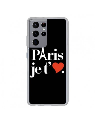 Coque Samsung Galaxy S21 Ultra et S30 Ultra Paris je t'aime - Rex Lambo