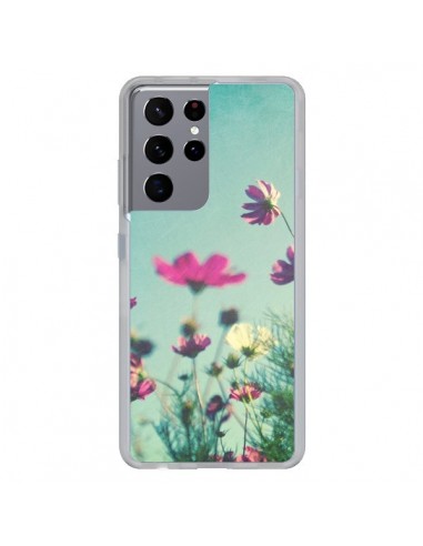 Coque Samsung Galaxy S21 Ultra et S30 Ultra Fleurs Reach for the Sky - Sylvia Cook