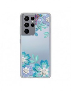 Coque Samsung Galaxy S21 Ultra et S30 Ultra Winter Flower...