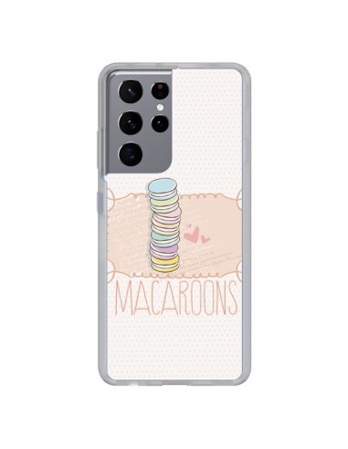 Coque Samsung Galaxy S21 Ultra et S30 Ultra Macaron Gateau - Sara Eshak