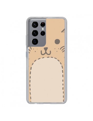 Coque Samsung Galaxy S21 Ultra et S30 Ultra Big Cat chat - Santiago Taberna