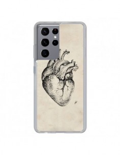 Coque Samsung Galaxy S21 Ultra et S30 Ultra Coeur Vintage...