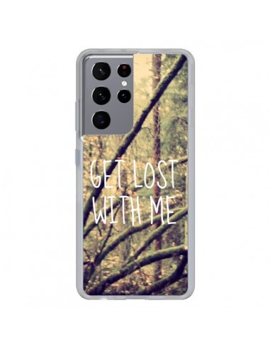 Coque Samsung Galaxy S21 Ultra et S30 Ultra Get lost with me foret - Tara Yarte
