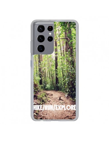 Coque Samsung Galaxy S21 Ultra et S30 Ultra Hike Run Explore Paysage Foret - Tara Yarte