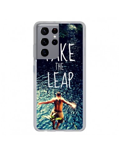 Coque Samsung Galaxy S21 Ultra et S30 Ultra Take the leap Saut - Tara Yarte