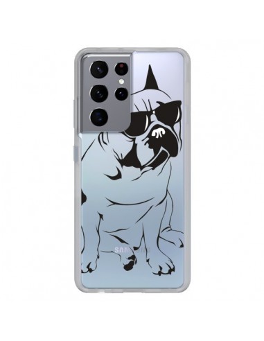 Coque Samsung Galaxy S21 Ultra et S30 Ultra Chien Bulldog Dog Transparente - Yohan B.