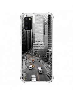 Coque Samsung Galaxy A41 New York Noir et Blanc - Anaëlle...