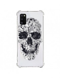 Coque Samsung Galaxy A41 Doodle Skull Dessin Tête de Mort...