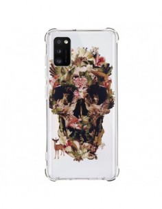 Coque Samsung Galaxy A41 Jungle Skull Tête de Mort...