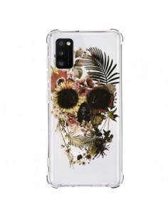 Coque Samsung Galaxy A41 Garden Skull Tête de Mort...