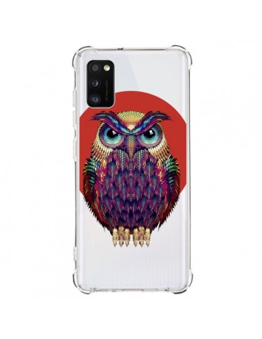 Coque Samsung Galaxy A41 Chouette Hibou Owl Transparente - Ali Gulec