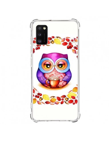 Coque Samsung Galaxy A41 Chouette Automne - Annya Kai