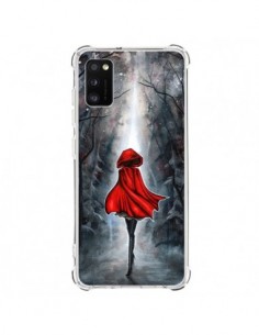 Coque Samsung Galaxy A41 Le Petit Chaperon Rouge Bois -...