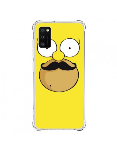 Coque Samsung Galaxy A41 Homer Movember Moustache Simpsons - Bertrand Carriere