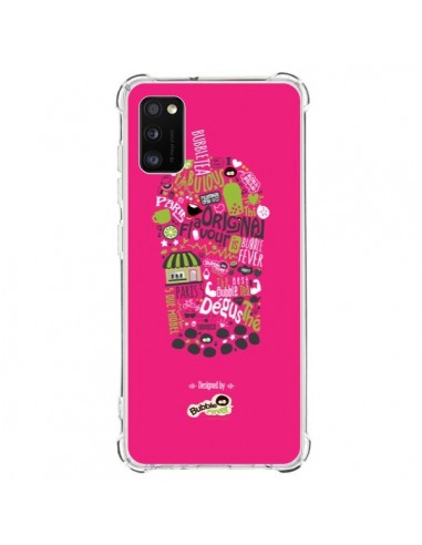 Coque Samsung Galaxy A41 Bubble Fever Original Flavour Rose - Bubble Fever