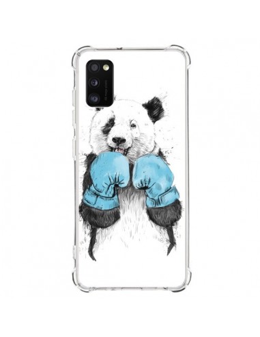 Coque Samsung Galaxy A41 Winner Panda Boxeur - Balazs Solti