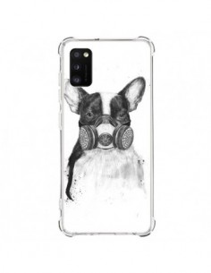 Coque Samsung Galaxy A41 Tagueur Bulldog Dog Chien Big...
