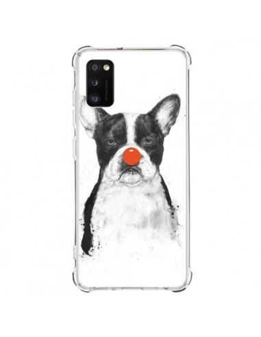 Coque Samsung Galaxy A41 Clown Bulldog Chien Dog - Balazs Solti