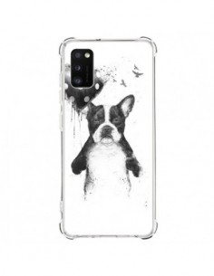 Coque Samsung Galaxy A41 Lover Bulldog Chien Dog My Heart...