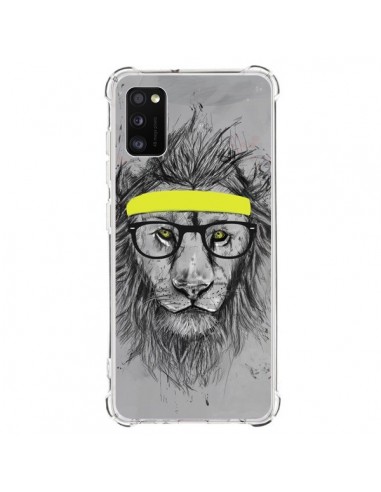Coque Samsung Galaxy A41 Hipster Lion - Balazs Solti