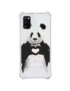 Coque Samsung Galaxy A41 Panda All You Need Is Love...