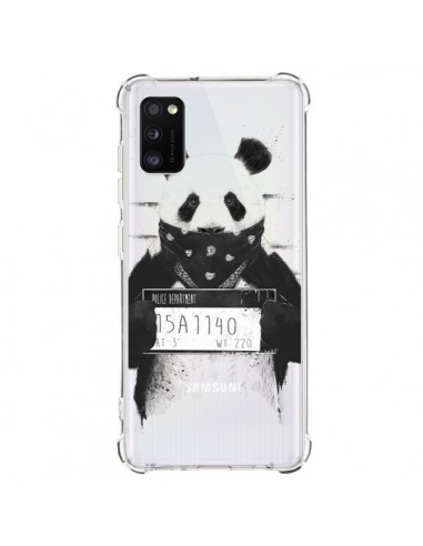 Coque Samsung Galaxy A41 Bad Panda Transparente - Balazs Solti