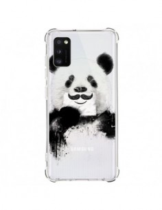 Coque Samsung Galaxy A41 Funny Panda Moustache...