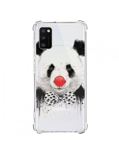Coque Samsung Galaxy A41 Clown Panda Transparente - Balazs Solti