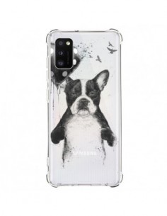 Coque Samsung Galaxy A41 Love Bulldog Dog Chien...