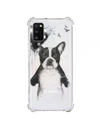 Coque Samsung Galaxy A41 Love Bulldog Dog Chien Transparente - Balazs Solti
