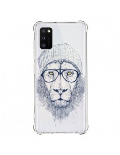 Coque Samsung Galaxy A41 Cool Lion Swag Lunettes...